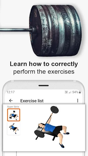 Gym WP - Dumbbell, Barbell and Supersets Workouts Screenshot 3
