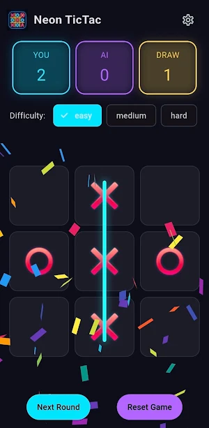 Neon TicTac Screenshot 1
