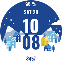 Winter Time Watch Face