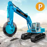 Heavy Excavator Rock Mining