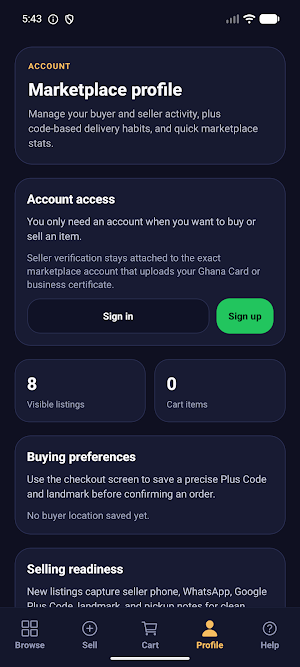 GhMarketplace Screenshot 0