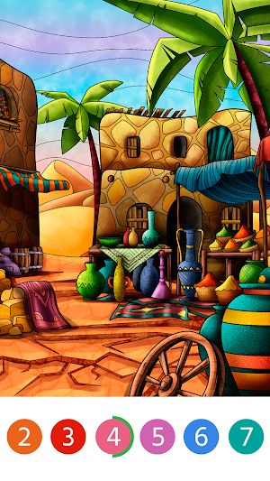 Mia's Journey - Coloring Book Free Screenshot 2