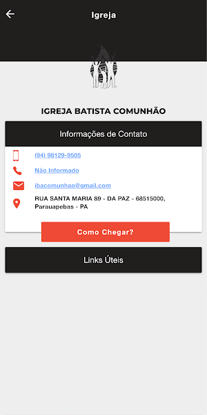 Igreja Batista Comunhão Screenshot 2