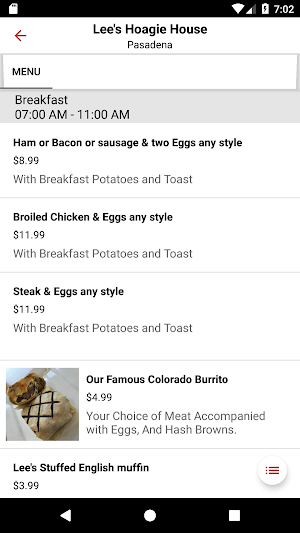 Lees Hoagie Screenshot 2
