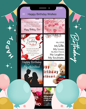 Happy Birthday Wishes 2025 Screenshot 1