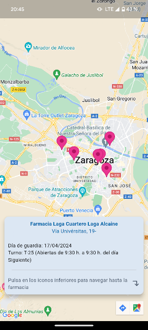 Farmacias de guardia Zaragoza Screenshot 1