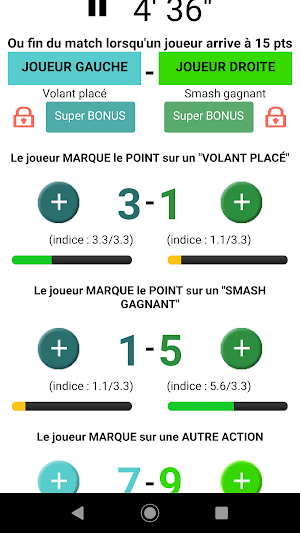 SCOREUR BAD-TT Screenshot 1