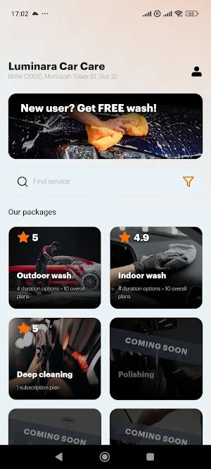 Luminara Car Care Screenshot 1