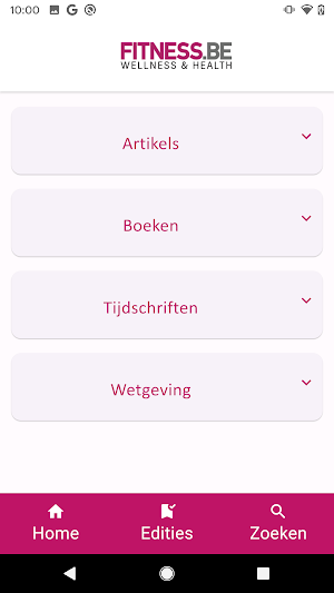 Fitness.be Screenshot 2