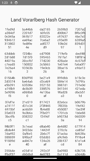 Land Vorarlberg Hash Generator Screenshot 1
