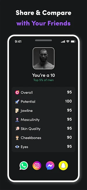 Umax AI: Looksmaxxing & Mewing Screenshot 2