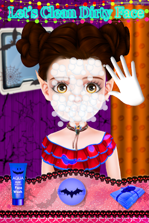 Halloween Girls Makeup Game: Makeover Spa Salon Screenshot 0