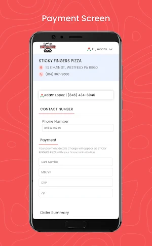 STICKY FINGERS PIZZA Screenshot 3