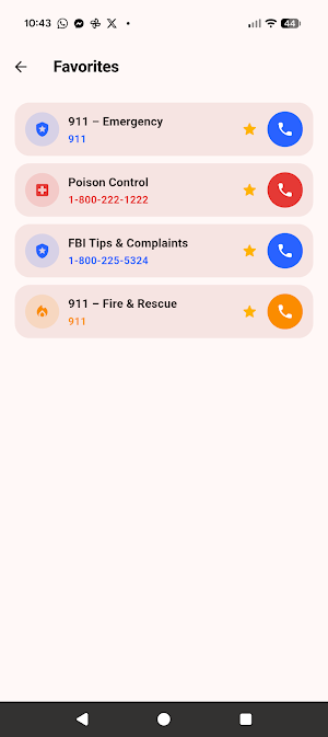 Emergency Calls USA Screenshot 2