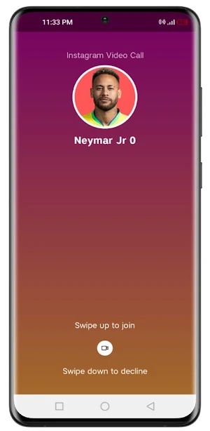 Neymar jr video call Screenshot 2