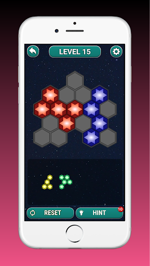 Star Glow Block Hexa Puzzle Screenshot 0