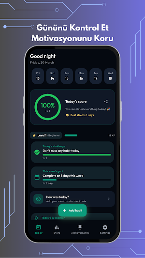 HabitLoop - Track Your Habits Screenshot 0