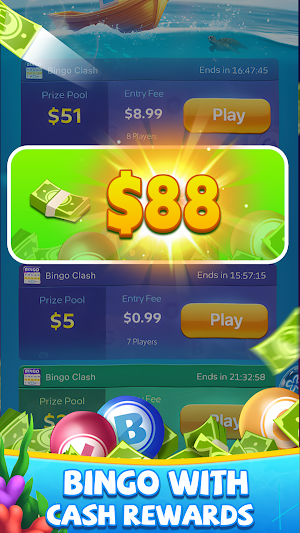 Clash-Bingo Win Real Money Screenshot 2