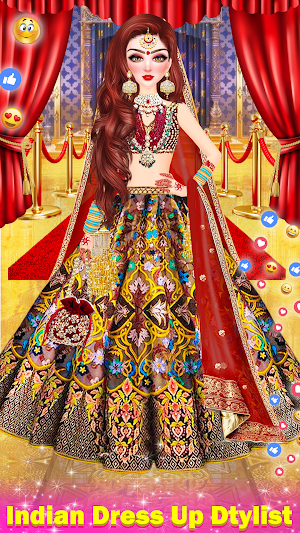 Indian Game Makeup & Dress up Screenshot 2