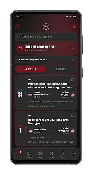 ScoreCage: MMA Hub & Fights Screenshot 3