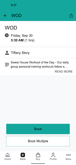 Sweat House Gym Screenshot 2