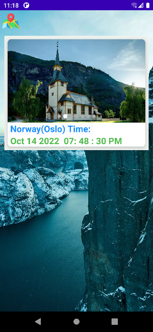 Norway Clock(Oslo) Screenshot 1