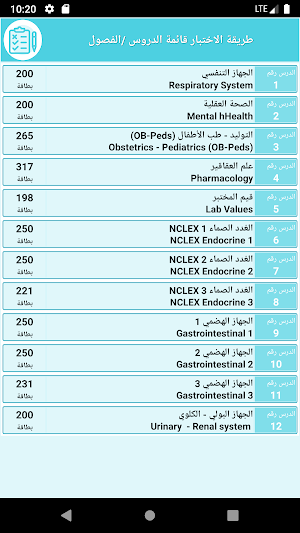 2000 حالة طبية عملية في تمريض المرضى والمصابين Screenshot 2