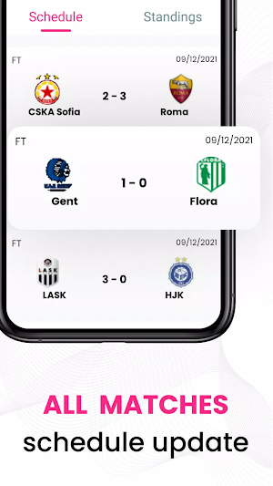 Live Football Score Update Screenshot 3