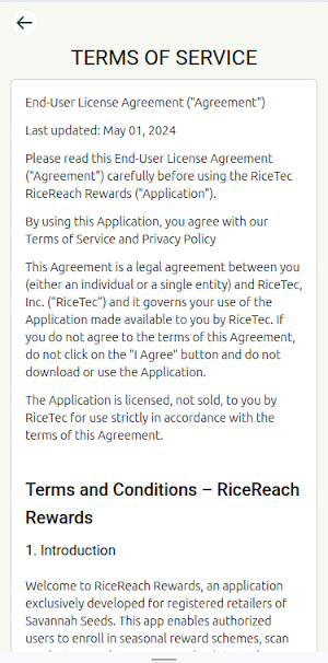 RiceReach Rewards Screenshot 1