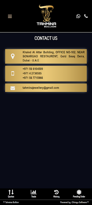 Tahmina Bullion Screenshot 3