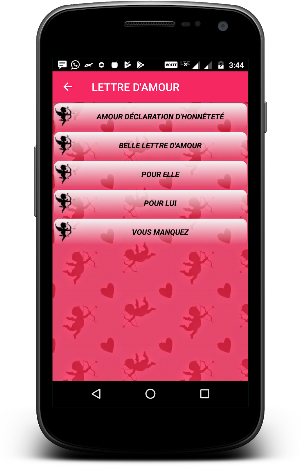 Messages et Poemes d'Amour en français Screenshot 3
