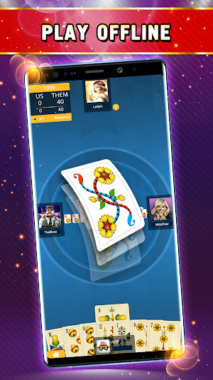 Swiss Jass Offline - Single Player Card Game Screenshot 1