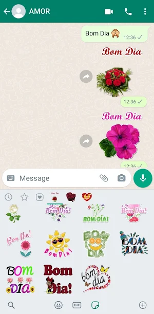 Figurinhas Bom Dia Screenshot 3