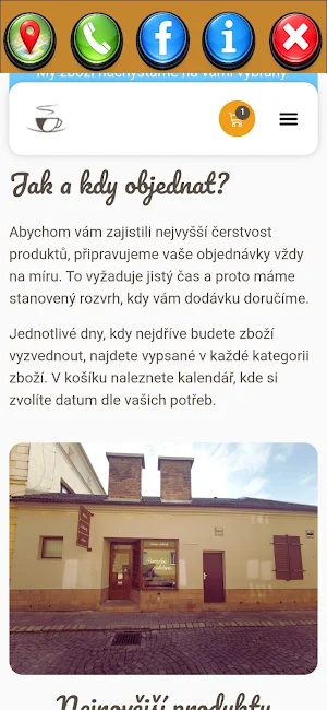 Pekařství Litovel Screenshot 2