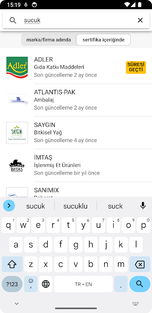 GİMDES Helal Gıda Screenshot 2