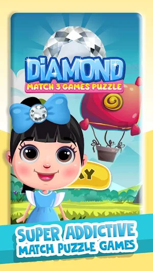 Diamond Match 3 - Jewel Match Puzzle Games Offline Screenshot 0