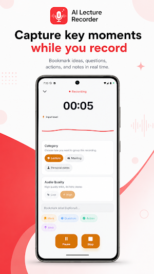 AI Lecture Recorder Screenshot 1