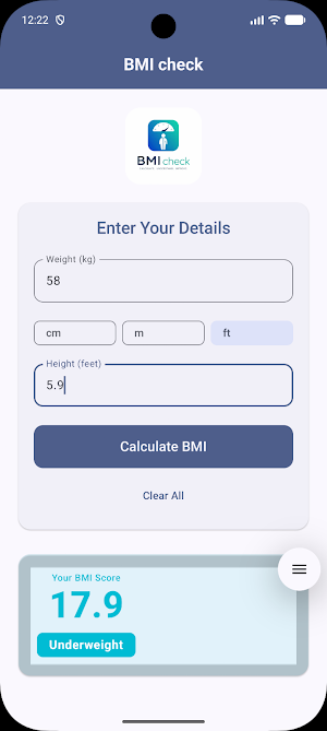 BMI check Screenshot 3
