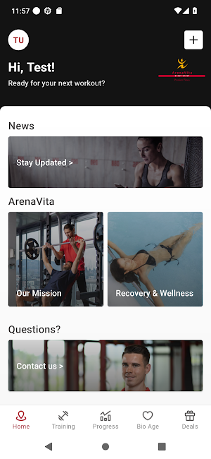 ArenaVita Premium Fitness Screenshot 1