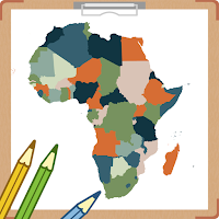 African Map Coloring Book