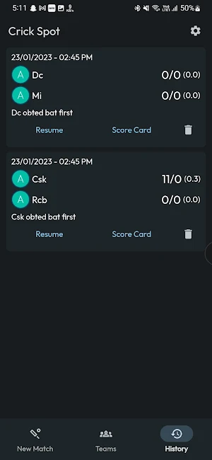 Cric Spot Screenshot 2
