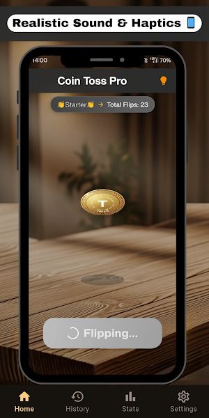Coin Toss Pro: Head or Tail Screenshot 2