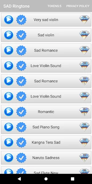 Sad Ringtone Screenshot 3