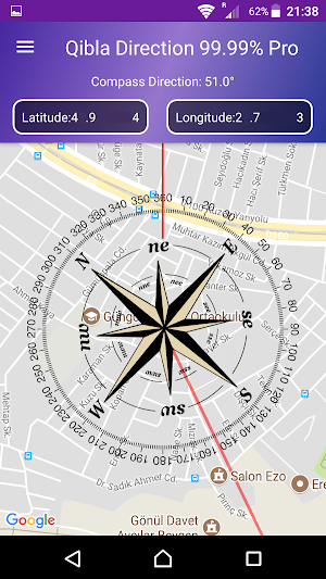 Qibla Direction 99.99% Pro Screenshot 1