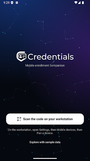 Credentials Mobile Screenshot 0