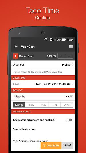TacoTime Cantina Moose Jaw Screenshot 3