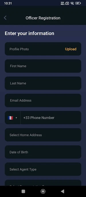 WeProtect-you.com Officers App Screenshot 2