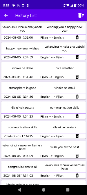 English To Fijian Translator Screenshot 2