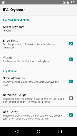 IPA Keyboard Screenshot 0