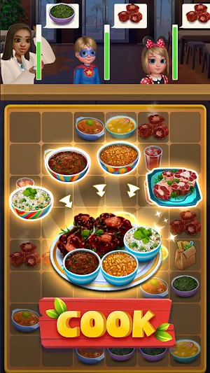 Merge Tour: Cook & Merge Game Screenshot 1
